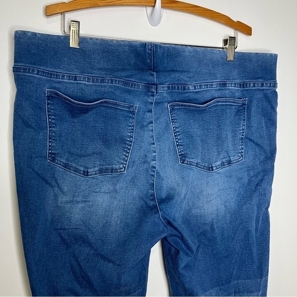 Soft surroundings denim flair pull on pants size 1X - Picture 4 of 8